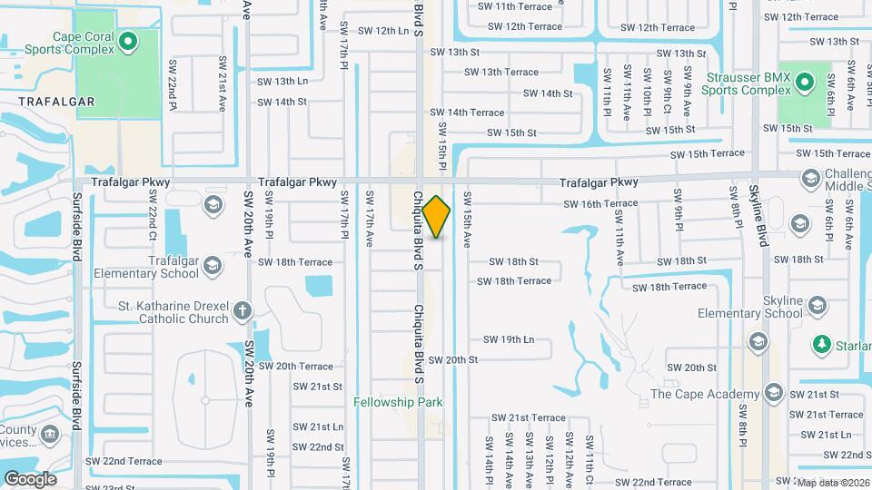 1714 SW 15th Pl Map and Location Details