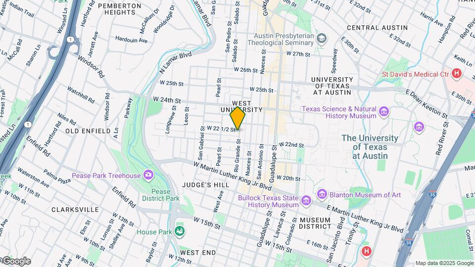 2204 Rio Grande St Map and Location Details