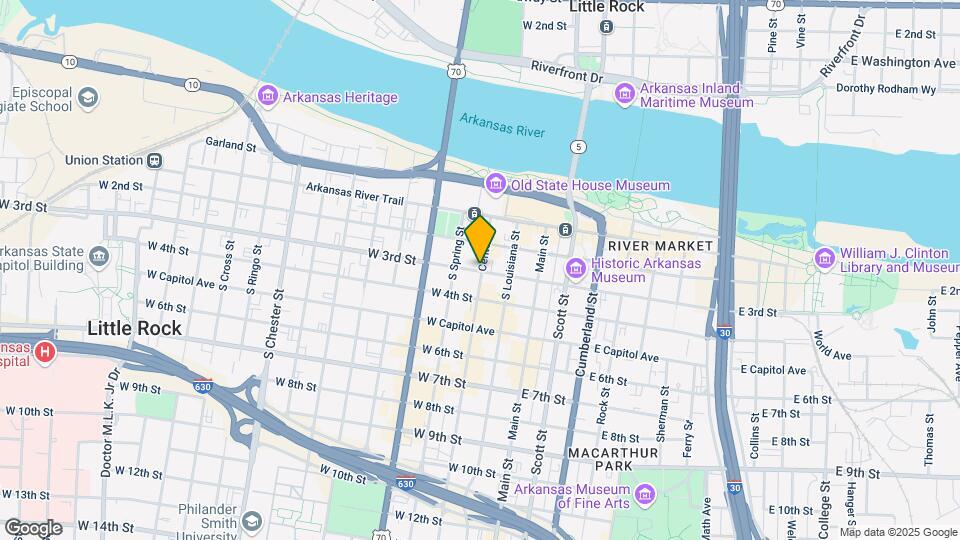300 W 3rd St Map and Location Details