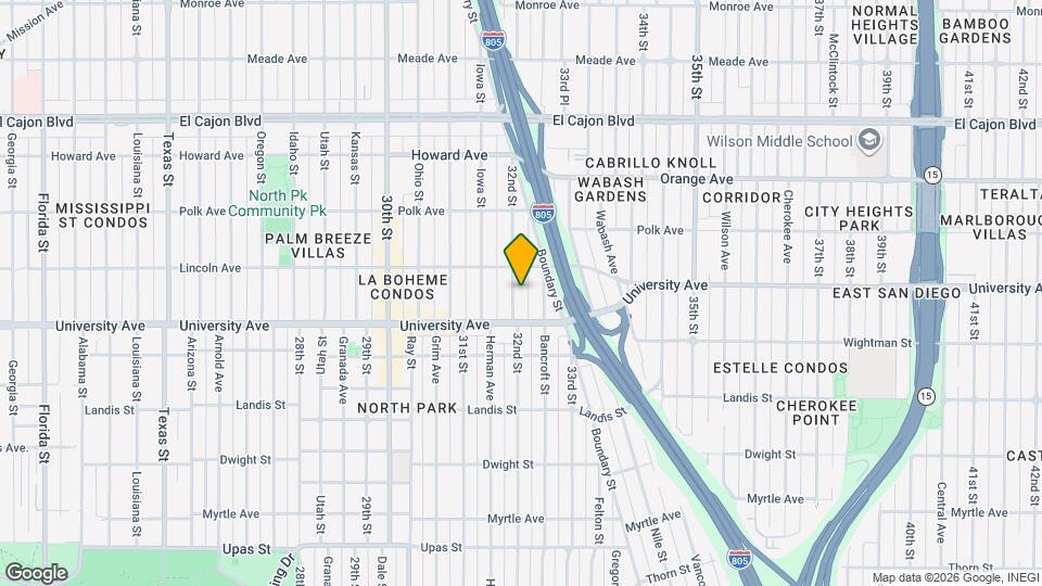 3949 32nd St, Unit 3949 32nd Street Map and Location Details