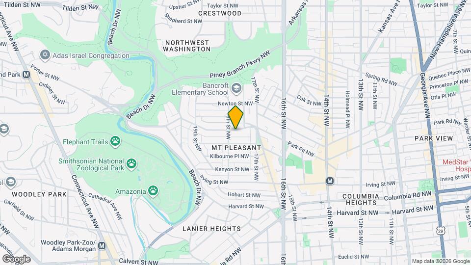 1756 Park Rd NW Map and Location Details