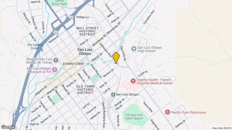 1256-1258 Buchon St Map and Location Details