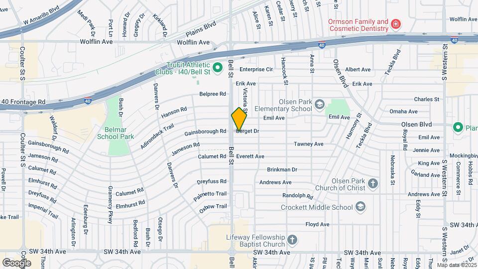 5715 Berget Dr Map and Location Details