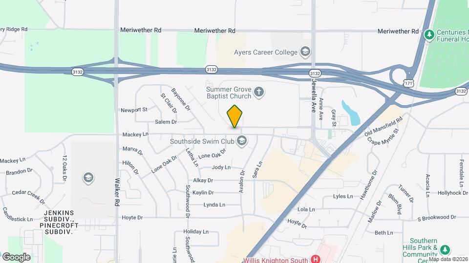 2838-2840 Mackey Ln Mapa y Detalles de la Ubicación