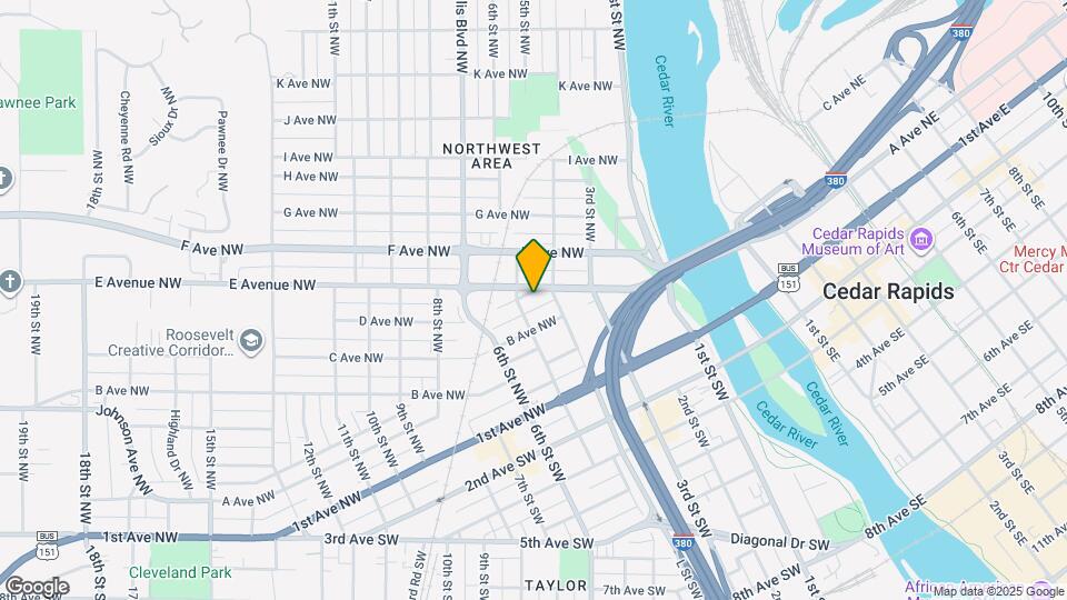 415 C Ave NW Map and Location Details