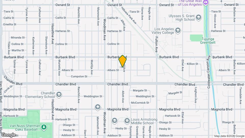 13551 Albers St Map and Location Details