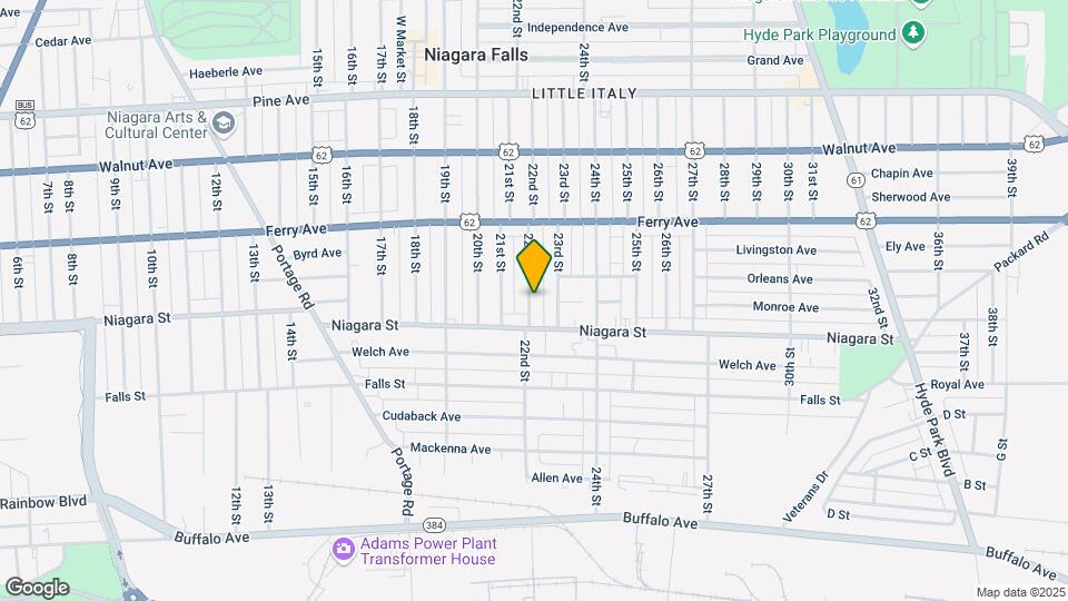423 22nd St Map and Location Details