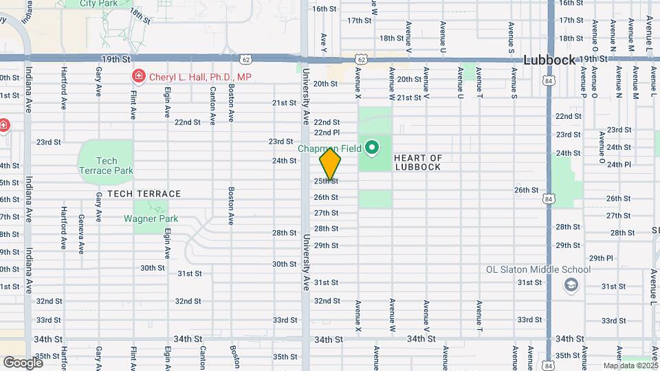 2421 25th St Map and Location Details