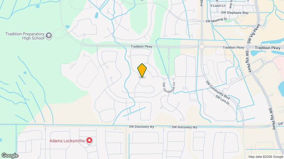 12115 SW Bennington Cir Map and Location Details