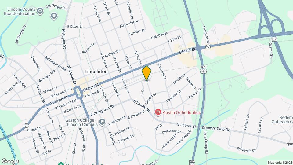 406 S Flint St Map and Location Details