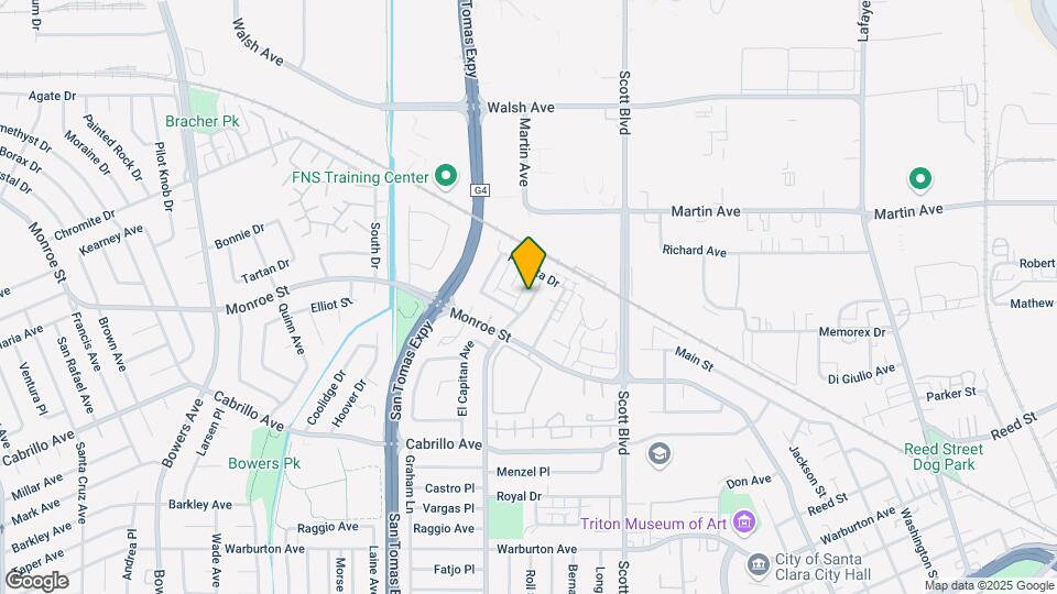 2258 Los Padres Blvd Map and Location Details