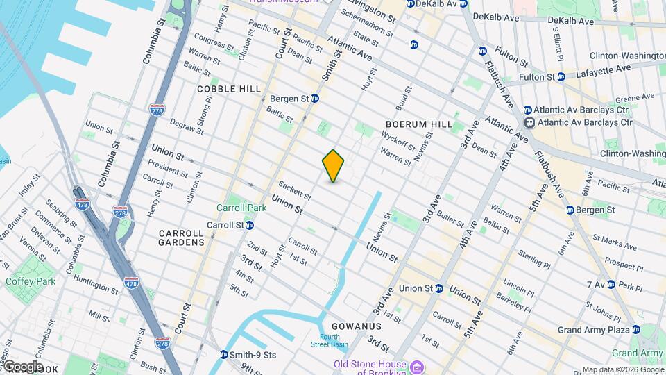 421 Degraw St Mapa y Detalles de la Ubicación