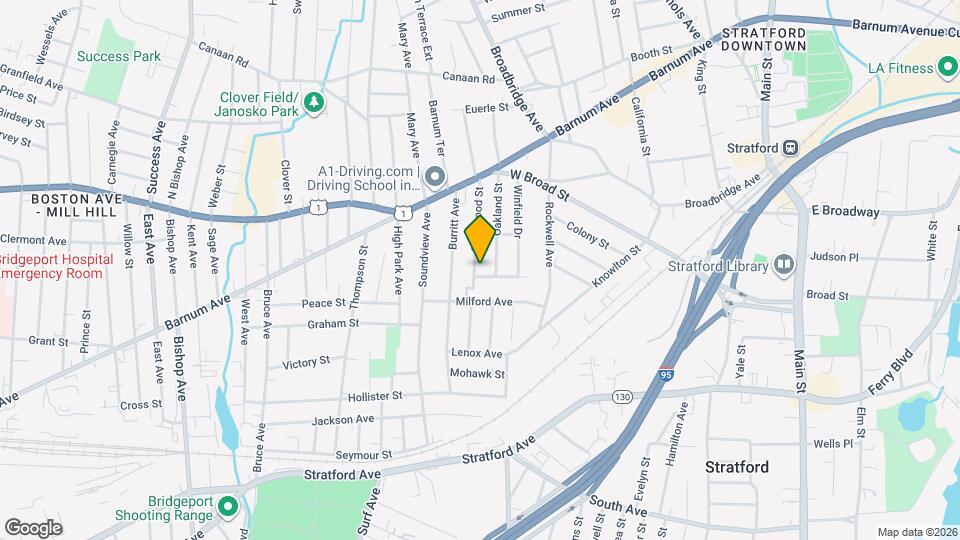 160 Oakland Pl Map and Location Details