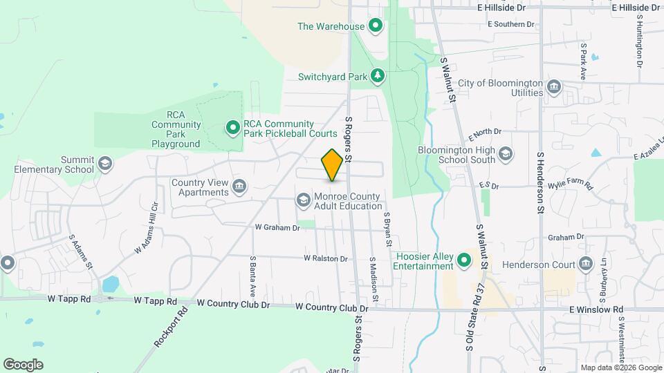 2301 S Milton Dr Map and Location Details