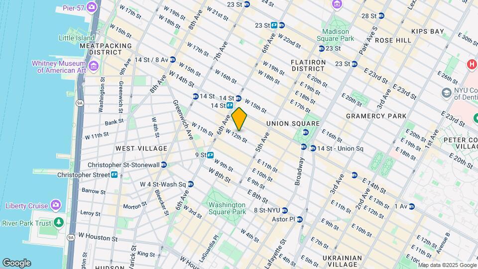47 W 12th St Map and Location Details