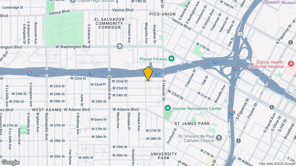 4-UNIT USC STUDENT HOUSING (3-Units Vacant) Map and Location Details