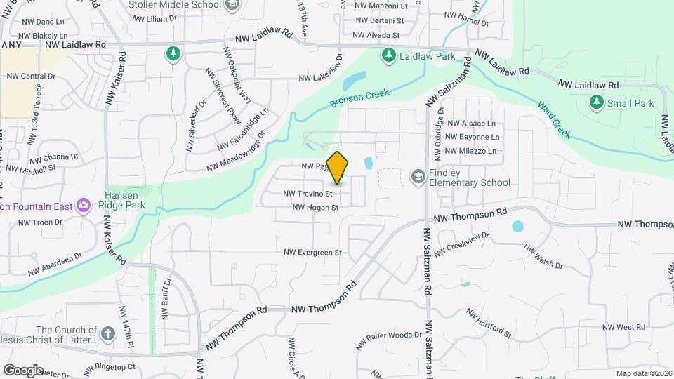 13505 NW Trevino St Map and Location Details