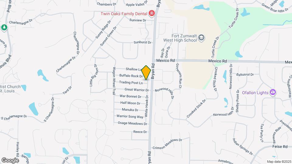 1309 Trading Post Ln Mapa y Detalles de la Ubicación