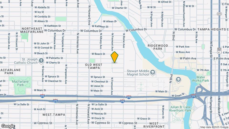 1736 W Cherry St Map and Location Details