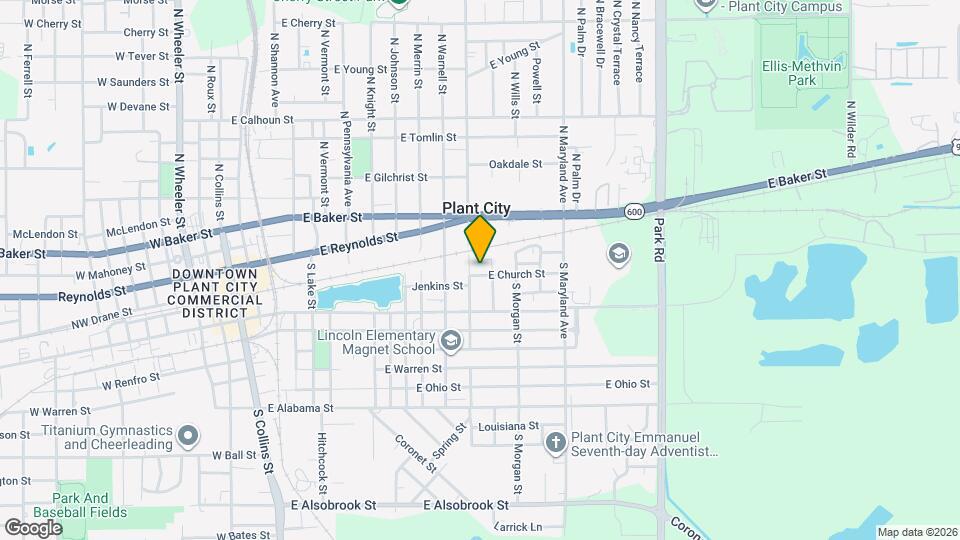 1306 E Church St Map and Location Details