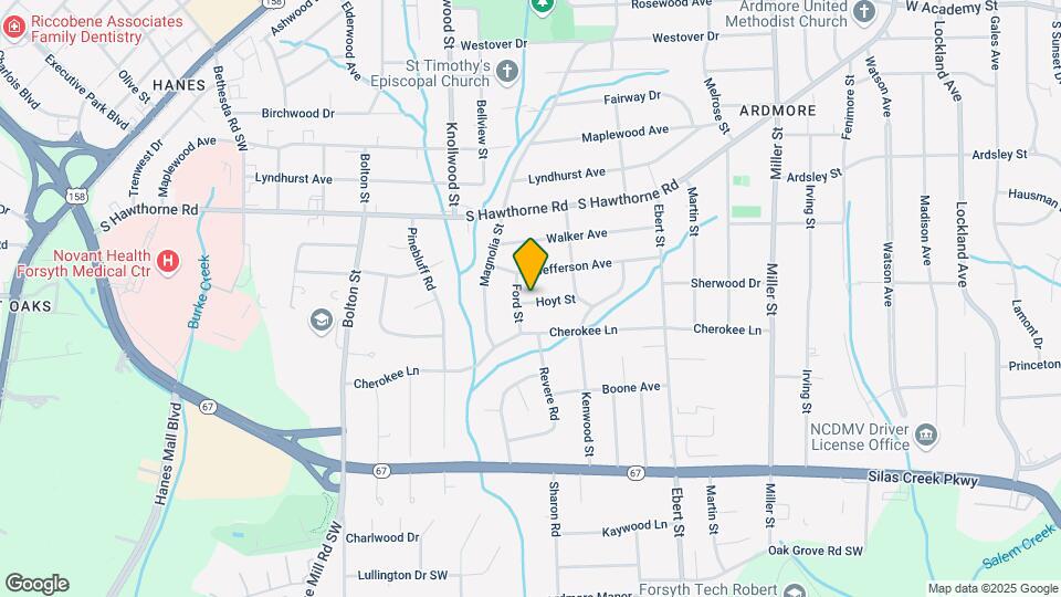 2443 Hoyt St Map and Location Details