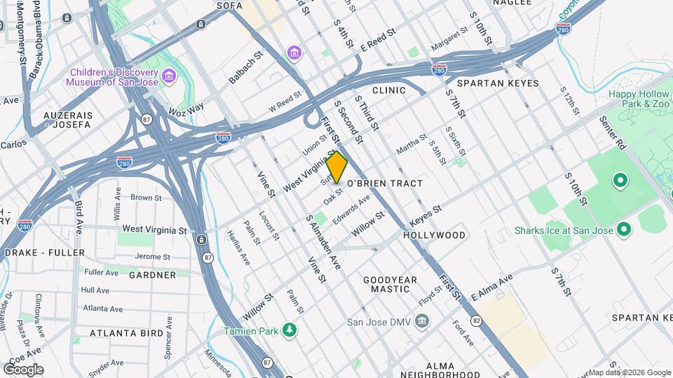 85 Oak St Map and Location Details