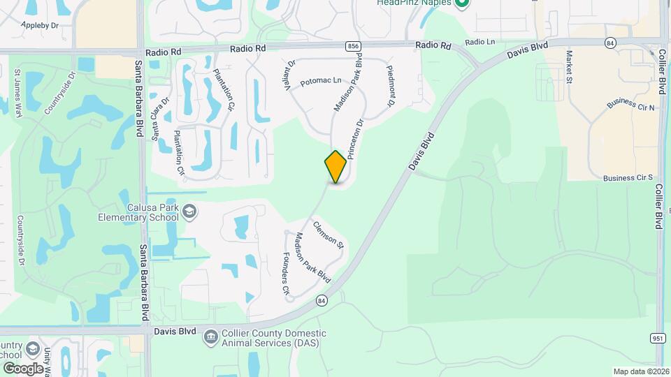 7932 Princeton Dr Map and Location Details