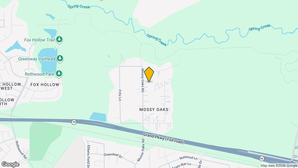 22936 Mossy Oaks Rd Map and Location Details