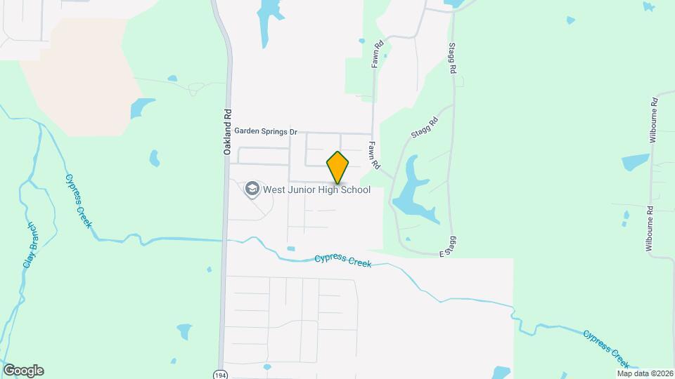 190 Green Willow Dr Map and Location Details