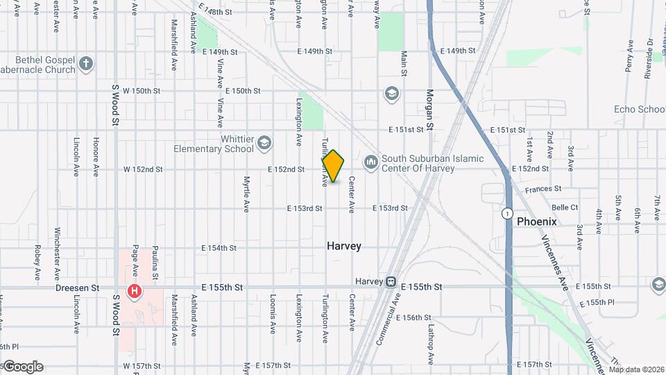 15223 Turlington Ave, Unit Second Floor Mapa y Detalles de la Ubicación