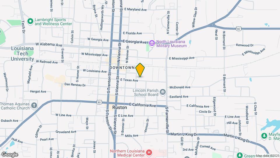 305 E Texas Ave Map and Location Details