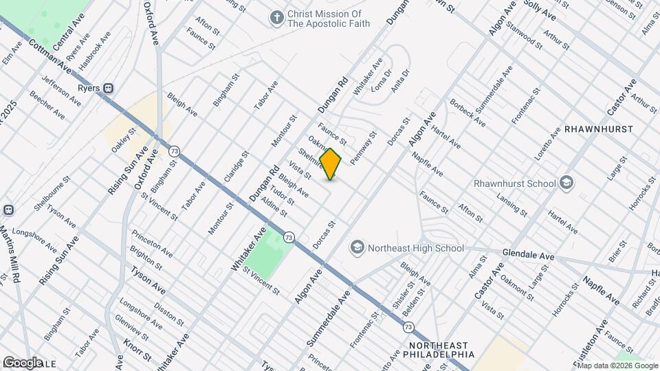 1439 Vista St Map and Location Details