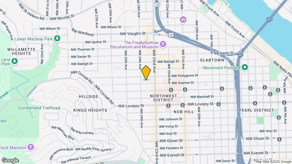 2359 NW Overton St Map and Location Details
