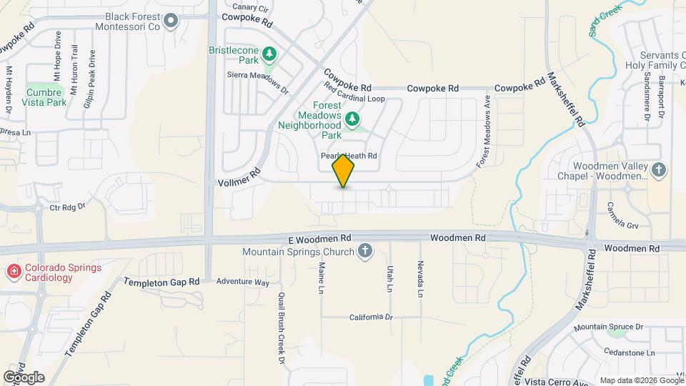 7555 Red Creek View Map and Location Details