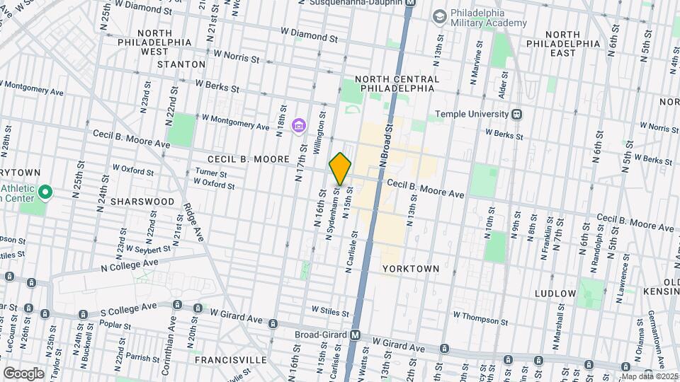 1617 N Sydenham St-Unit -3F Map and Location Details