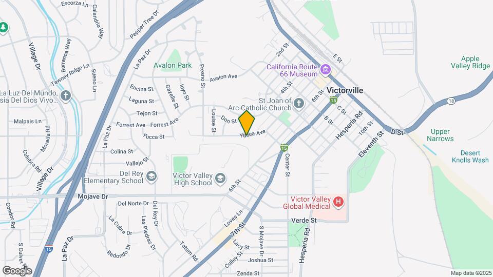 16745 Yucca Ave Map and Location Details