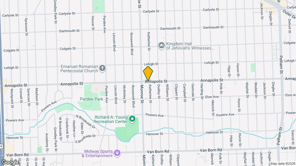4602 Katherine St Map and Location Details