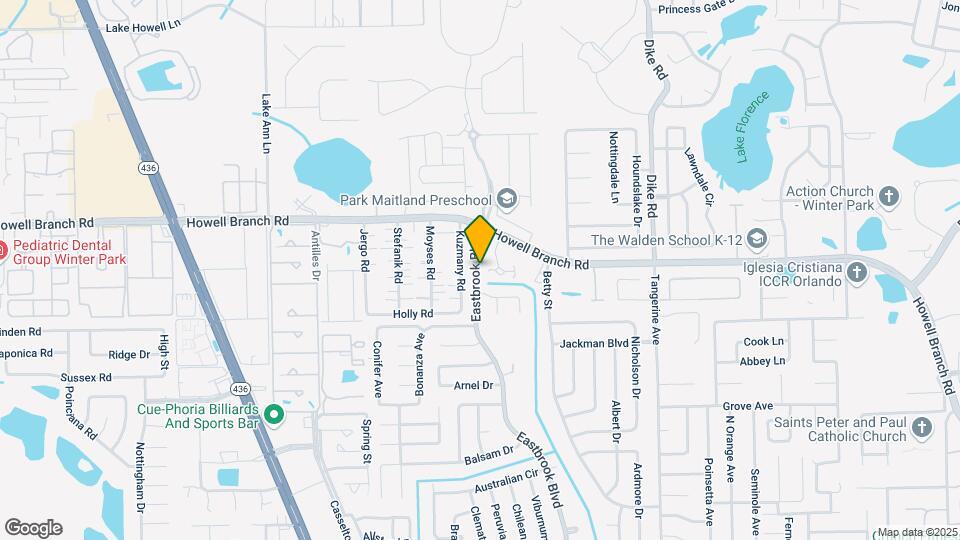 2536 Eastbrook Blvd Map and Location Details