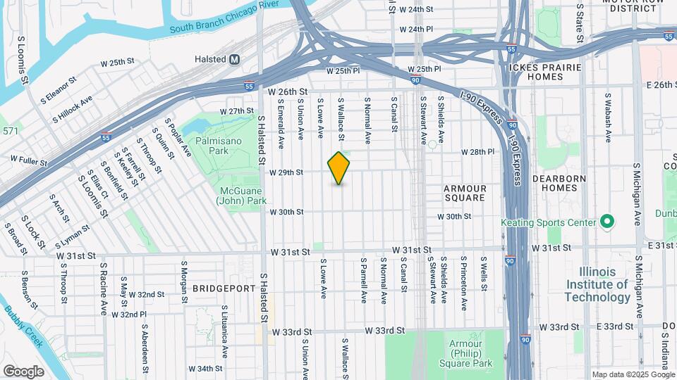 2926 S Wallace St Map and Location Details