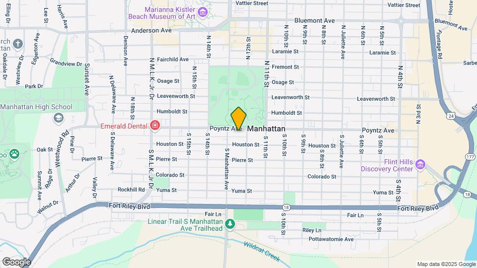 1215 Poyntz Ave Map and Location Details