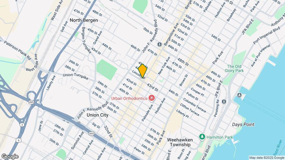 4301 Bergenline Ave Map and Location Details