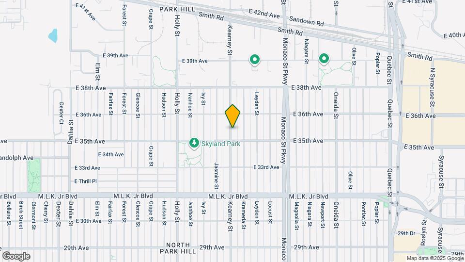 3538 Kearney St Map and Location Details