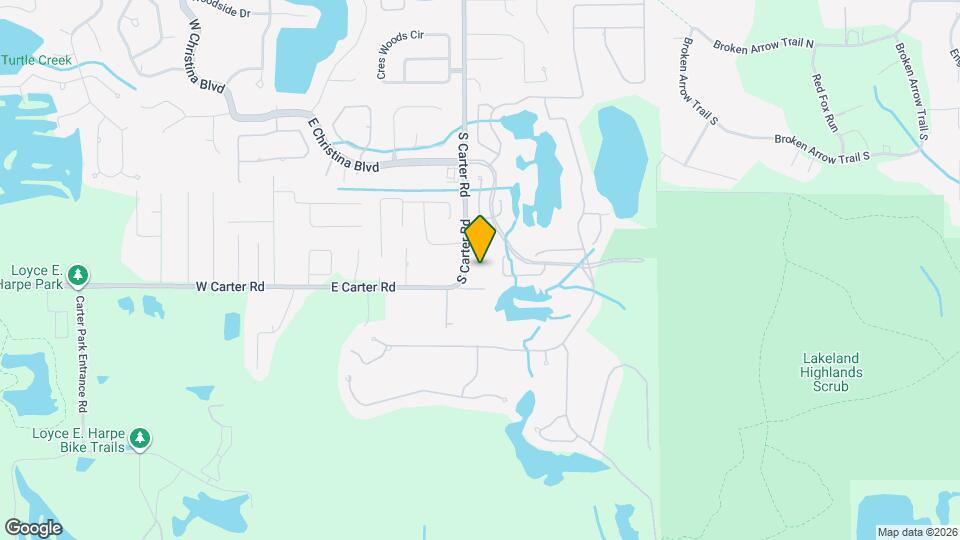 7130 S Carter Rd Map and Location Details