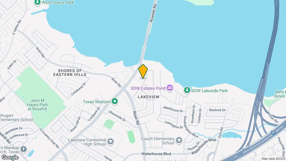 3921 Whiterock Trail Map and Location Details