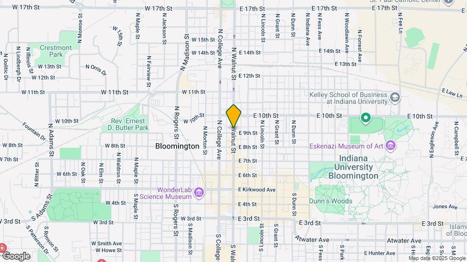 509 N Walnut St Map and Location Details