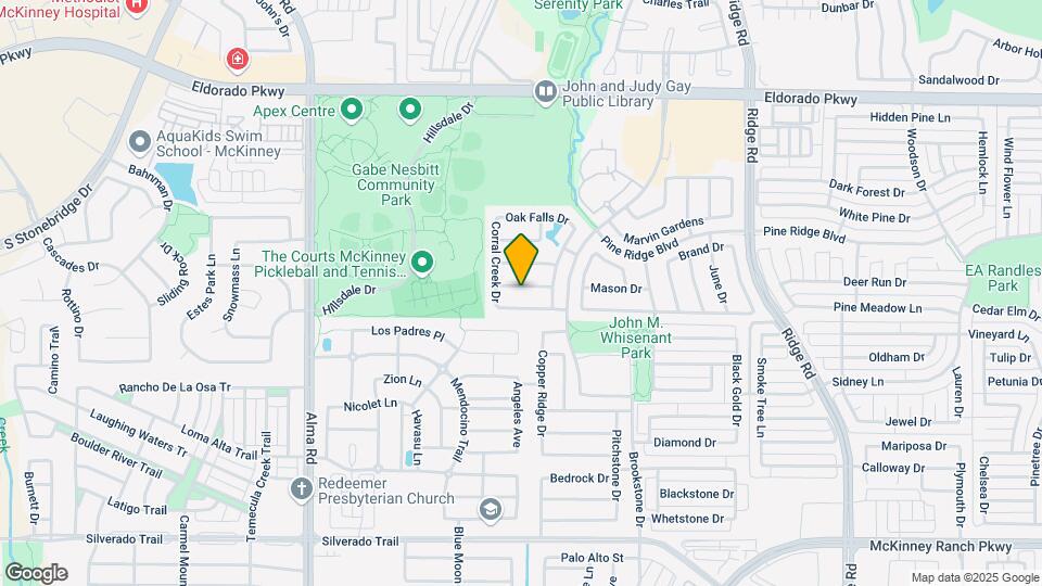 6925 Red Bluff Dr Map and Location Details
