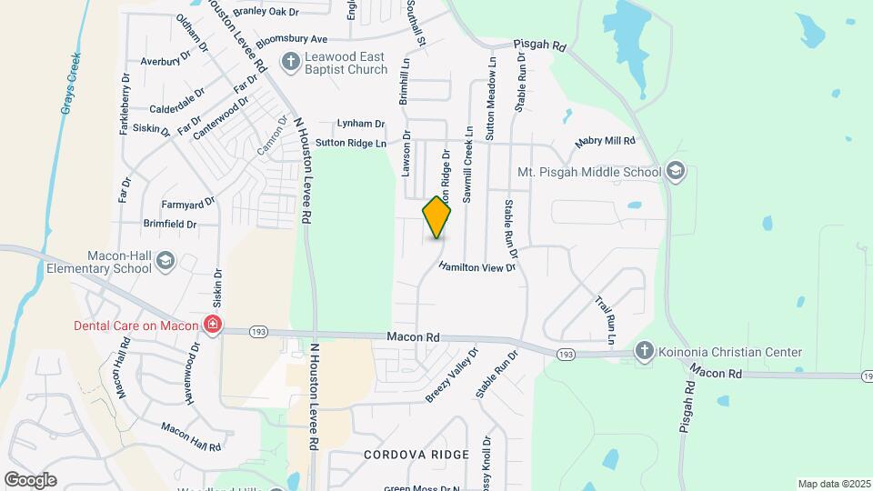 1401 Carlton Ridge Dr Map and Location Details