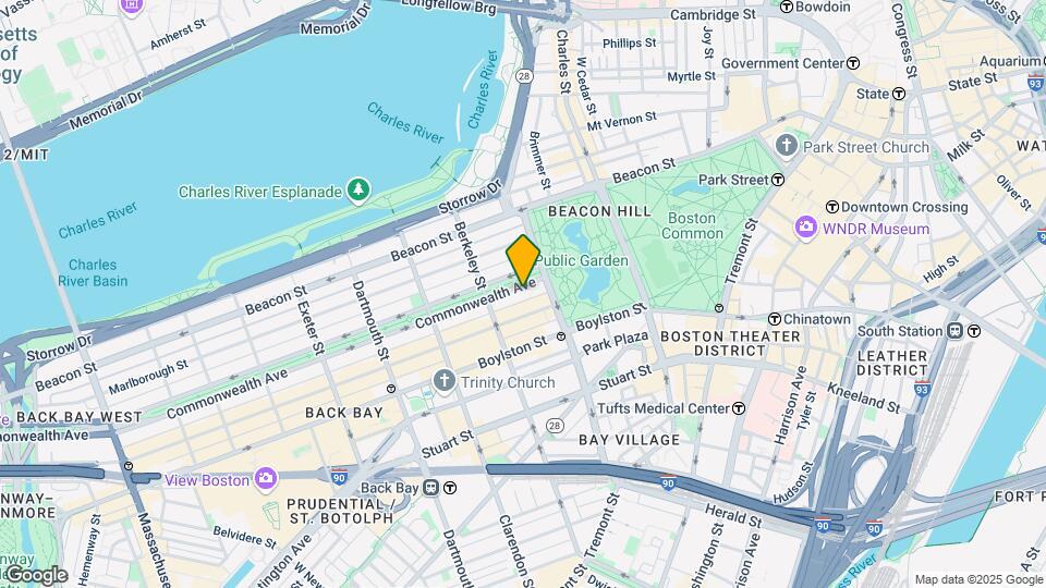 20 Commonwealth Ave, Unit 201 Map and Location Details