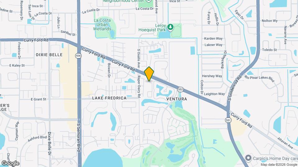 6110 Curry Ford Rd Map and Location Details