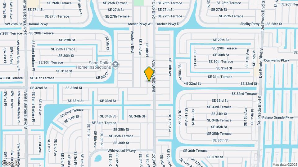 3137 SE 8th Pl Map and Location Details